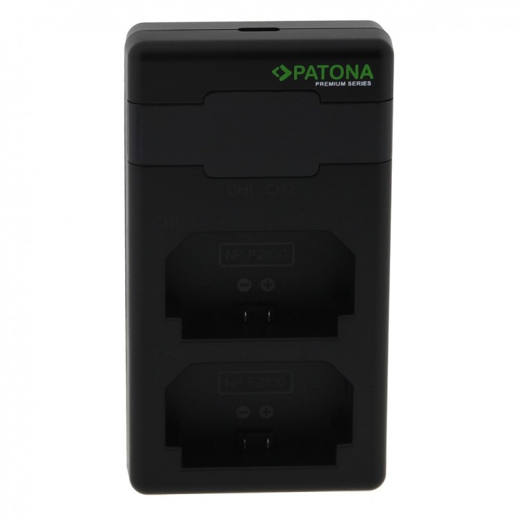 Incarcator rapid PATONA Premium Twin Performance PD pentru Sony FP-FZ100 A7 III A7M3 Alpha 7 III A7 R III A7RM