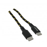 Cablu de Date / Incarcare Patona, Textil, USB-C la USB-C, 30W, PD, Incarcare Rapida