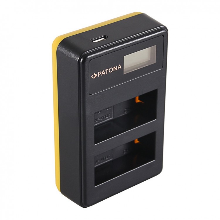 Incarcator PATONA DUAL USB LCD pentru acumulator Fuji NP-W126