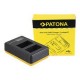 Incarcator PATONA DUAL USB LCD pentru acumulator Sony NP-FW50