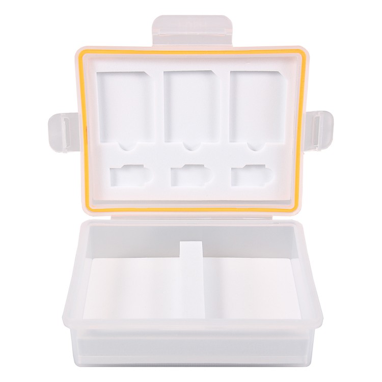 Cutie pentru carduri si acumulatori Canon LP-E6 Sony NP-FZ100 Nikon EN-EL15