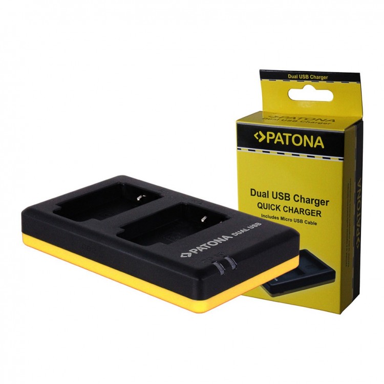 PATONA | Incarcator DUAL USB pentru 2 acumulatori Sony NP-BX1