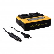 PATONA | Incarcator DUAL LCD pentru acumulator Sony NP-F970 NP-FM50 NP-FM500H
