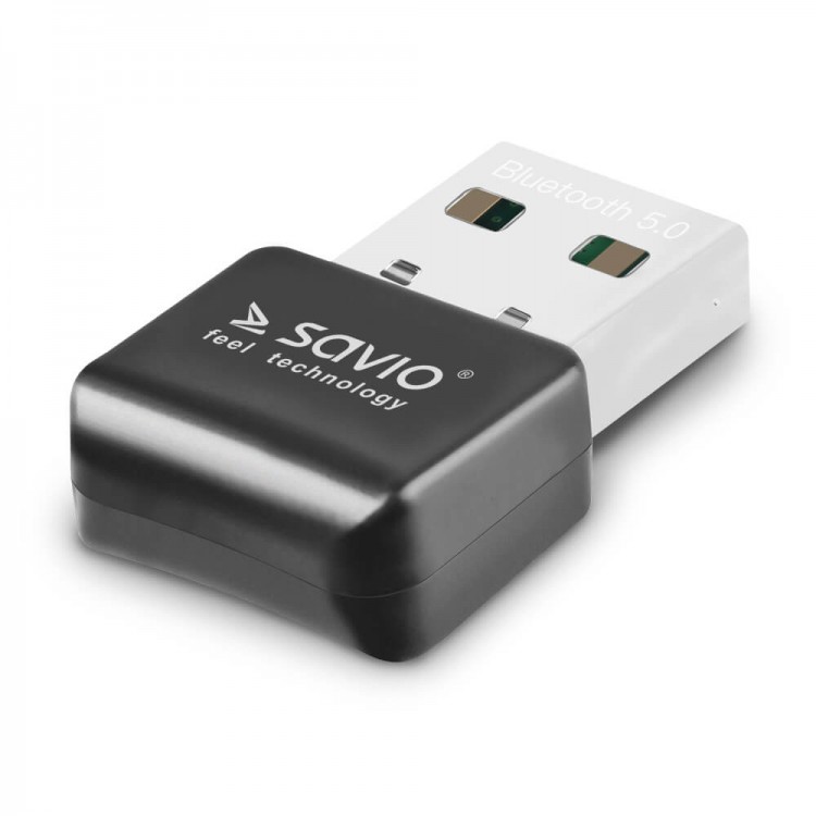 Adaptor Bluetooth 5.0 Savio BT-050, USB 2.0, low energy profile