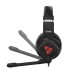 Casti Gaming Profesionale Savio Strike, Clear Sound, telecomanda pe fir, microfon flexibil, iluminare rosie