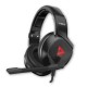 Casti Gaming Profesionale Savio Strike, Clear Sound, telecomanda pe fir, microfon flexibil, iluminare rosie