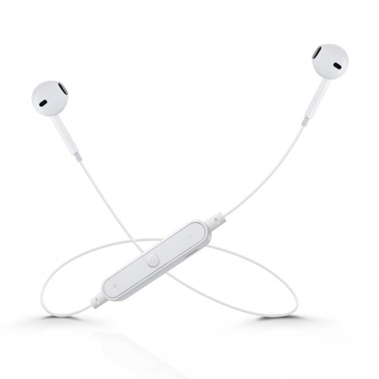 Casti In-Ear Savio WE-01, Bluetooth, alb