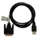 Cablu HDMI la DVI (tata-tata), Savio CL-139, 1.8m, conectori placati cu aur