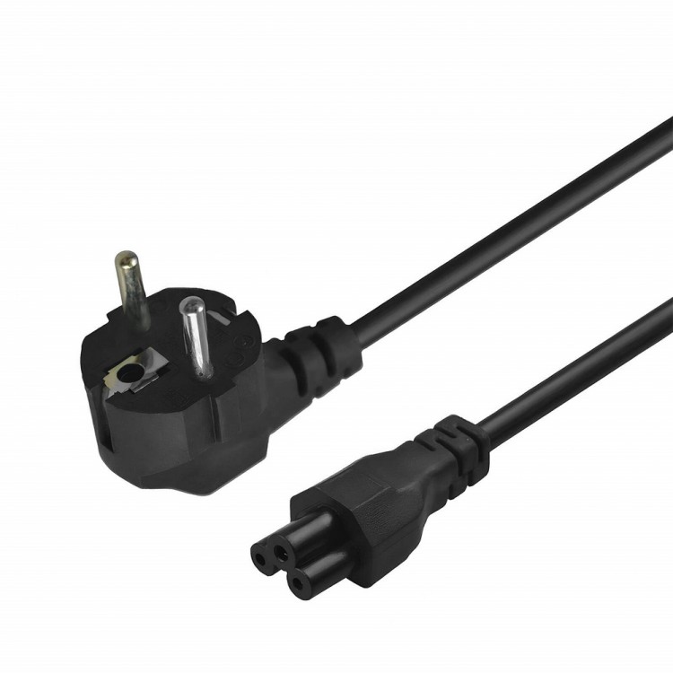 Cablu de alimentare Laptop tip trifoi IEC C5 Savio CL-158, 3m