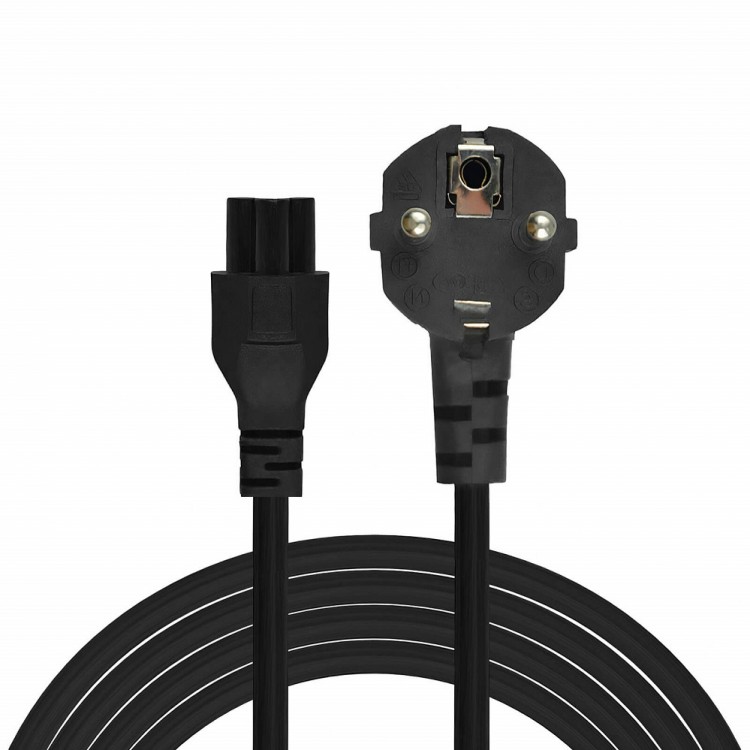 Cablu de alimentare Laptop tip trifoi IEC C5 Savio CL-158, 3m
