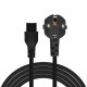 Cablu de alimentare Laptop tip trifoi IEC C5 Savio CL-158, 3m