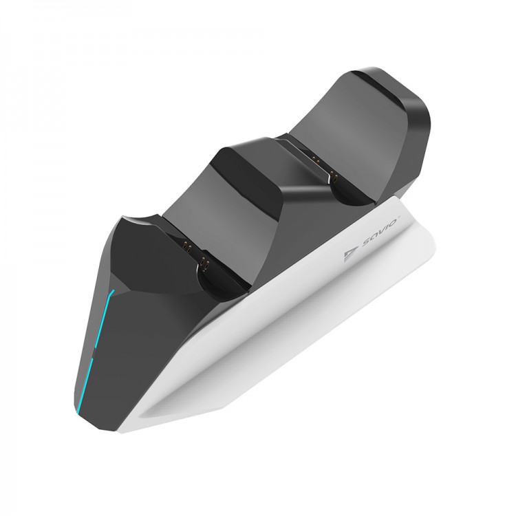 Statie dubla de incarcare Savio GCS-01 pentru controllere Playstation 5