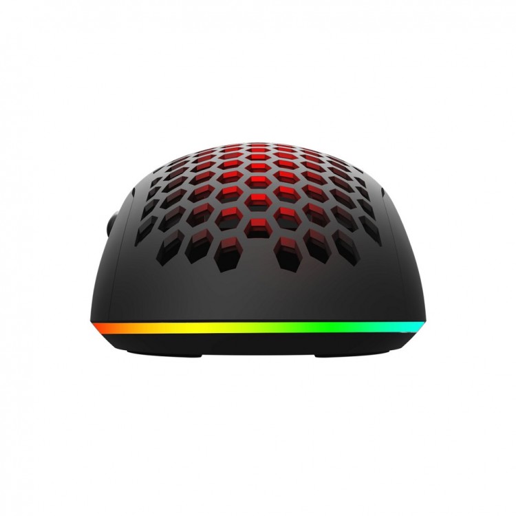 Mouse gaming profesional Savio HEX-R, 12000 DPI, Senzor Pixart PMW 3327, iluminare RGB, cablu 1.8m, negru