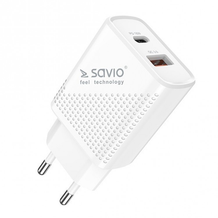 Incarcator Rapid Savio LA-04, Quick Charge Power Delivery 3.0 18W
