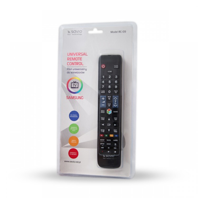 Telecomanda universala Savio RC-09, pentru SAMSUNG Smart TV