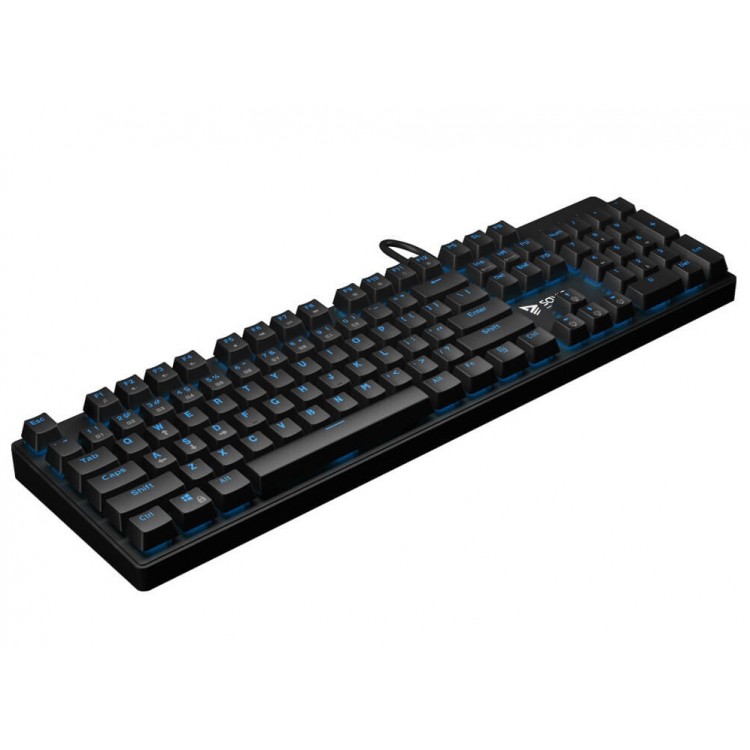 Tastatura Mecanica Gaming Profesionala, Savio Tempest RX Full, Outemu Blue Switch, Full Antigosting, 104 taste, iluminare Albastra