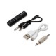 Receptor Bluetooth Audio, Savio TR-11 , Receiver Muzica Auto, 3.5 mm, Auxiliar Adapter, Microfon, Pentru Muzica si Apeluri In Masina, Negru