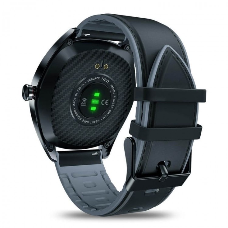 Ceas Smartwatch Zeblaze NEO, 1.3" Full-Round Touch Screen, Notificare apel/mesaj, Music Player, Compatibil Android / IOS, Curea Hibrid piele sintetica / Silicon,Negru Ceas Smartwatch Zeblaze NEO, 1.3" Full-Round Touch Screen, Notificare apel/mesaj, Music Player, Compatibil Android / IOS, Curea Hibrid piele sintetica / Silicon,Negru